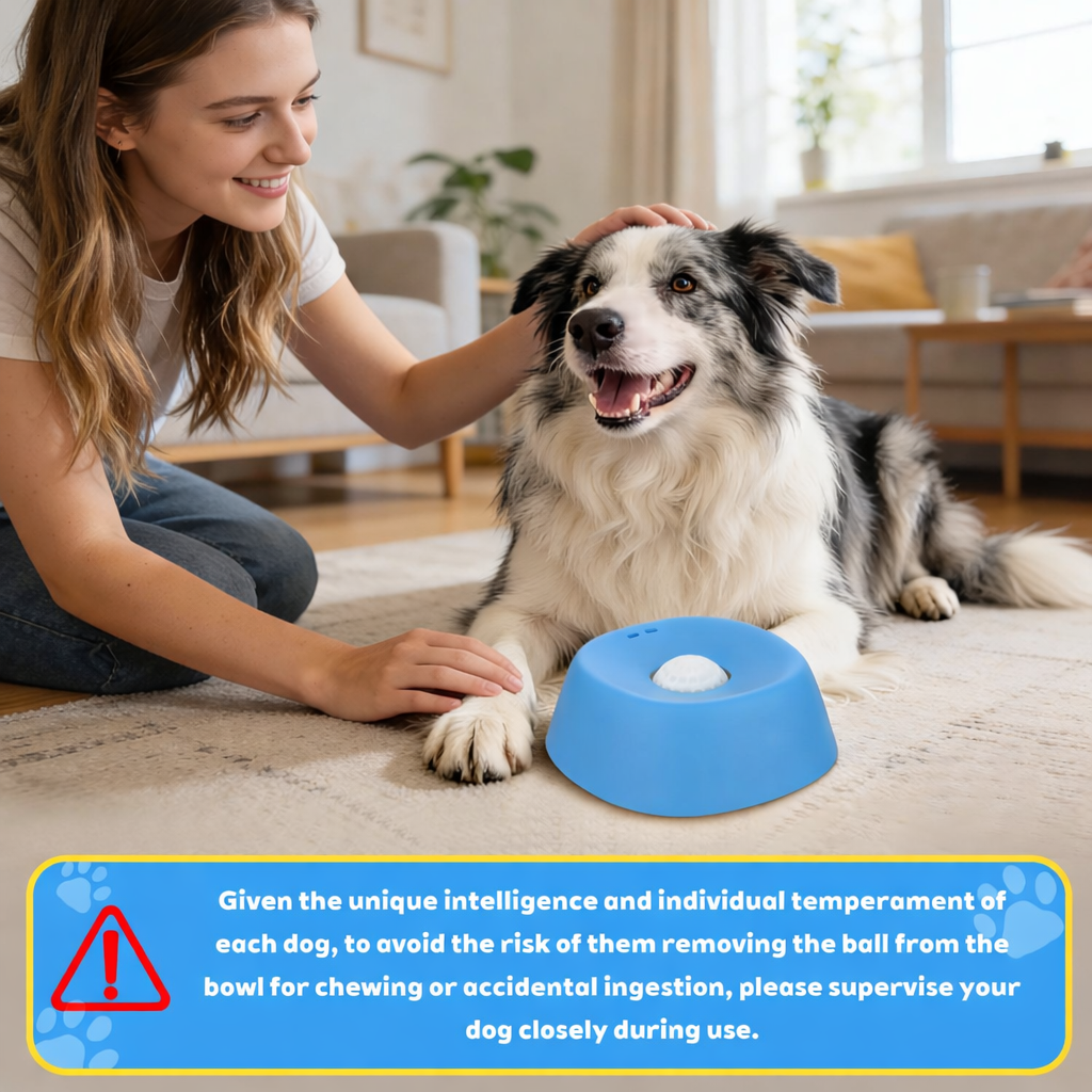 PawPulse - Slow Feeder Dog Bowl for Liquid Treat